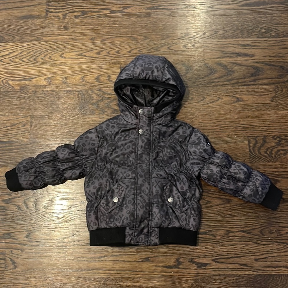 Appaman Little Boys Skull Puffer Jacket Size 3T